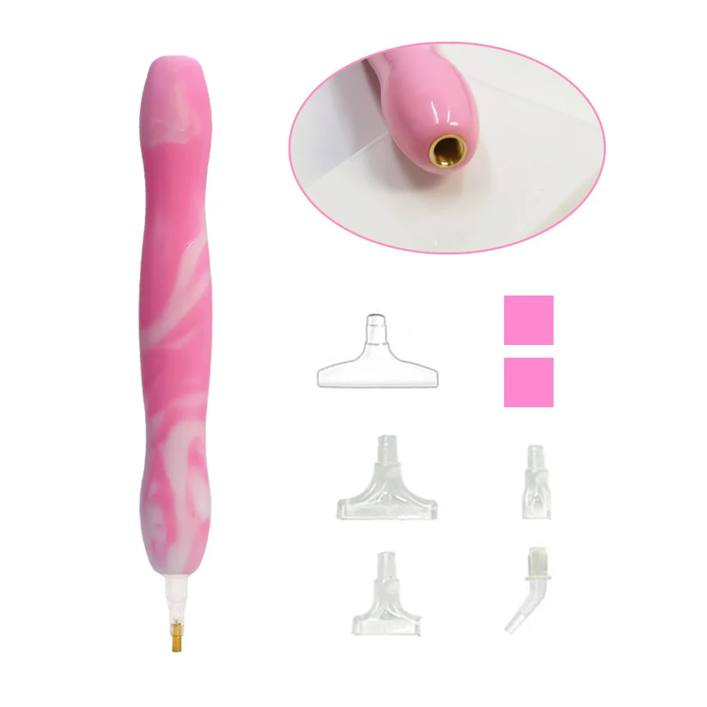 Diamond Art Storage Containers, 45pcs Diamond Painting Trays with Lids 2-in-1 Bead Storage and Line-Up Accessories Pink Gift Box