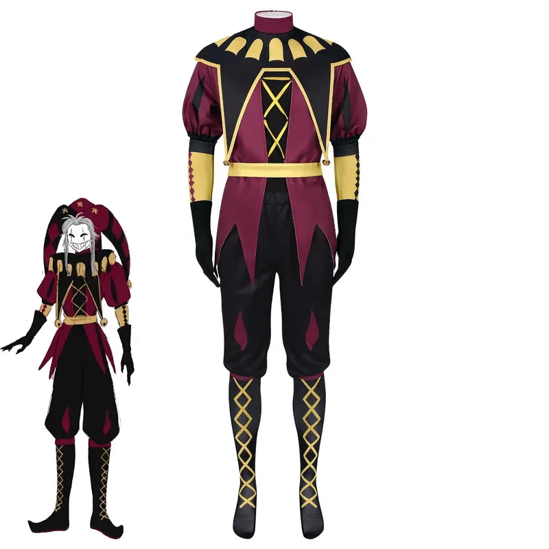 Anime The Freak Circus pierrot Cosplay Game Costume hh:5