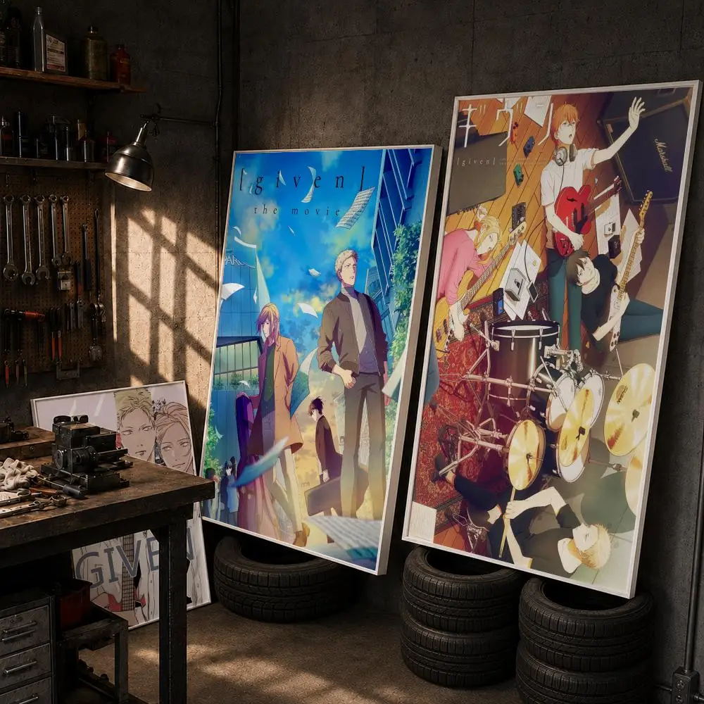 Anime G-Given Poster HD Room Decor Home Decoration Interior Wall Art Printing Waterproof Garage Party BedRoom Gift