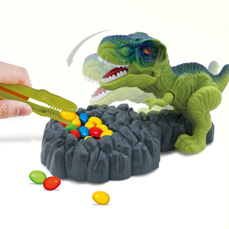 

Kids Dinosaur Toys Bite Finger Lucky Games Stealing Dino Eggs Tyrannosaurus Rex Boys Gifts Parent-Child Interaction Trick Jokes