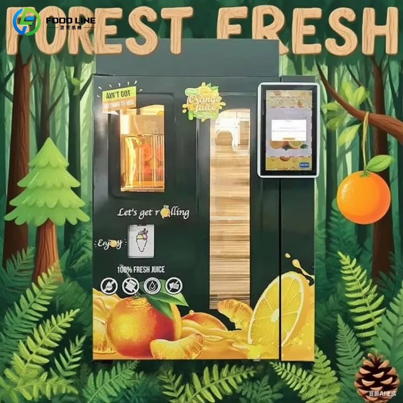 Customized Automatic Fresh Orange Juice Vending Machine Orange Juicer Vending Machine for Sale Reliable Stable Operation