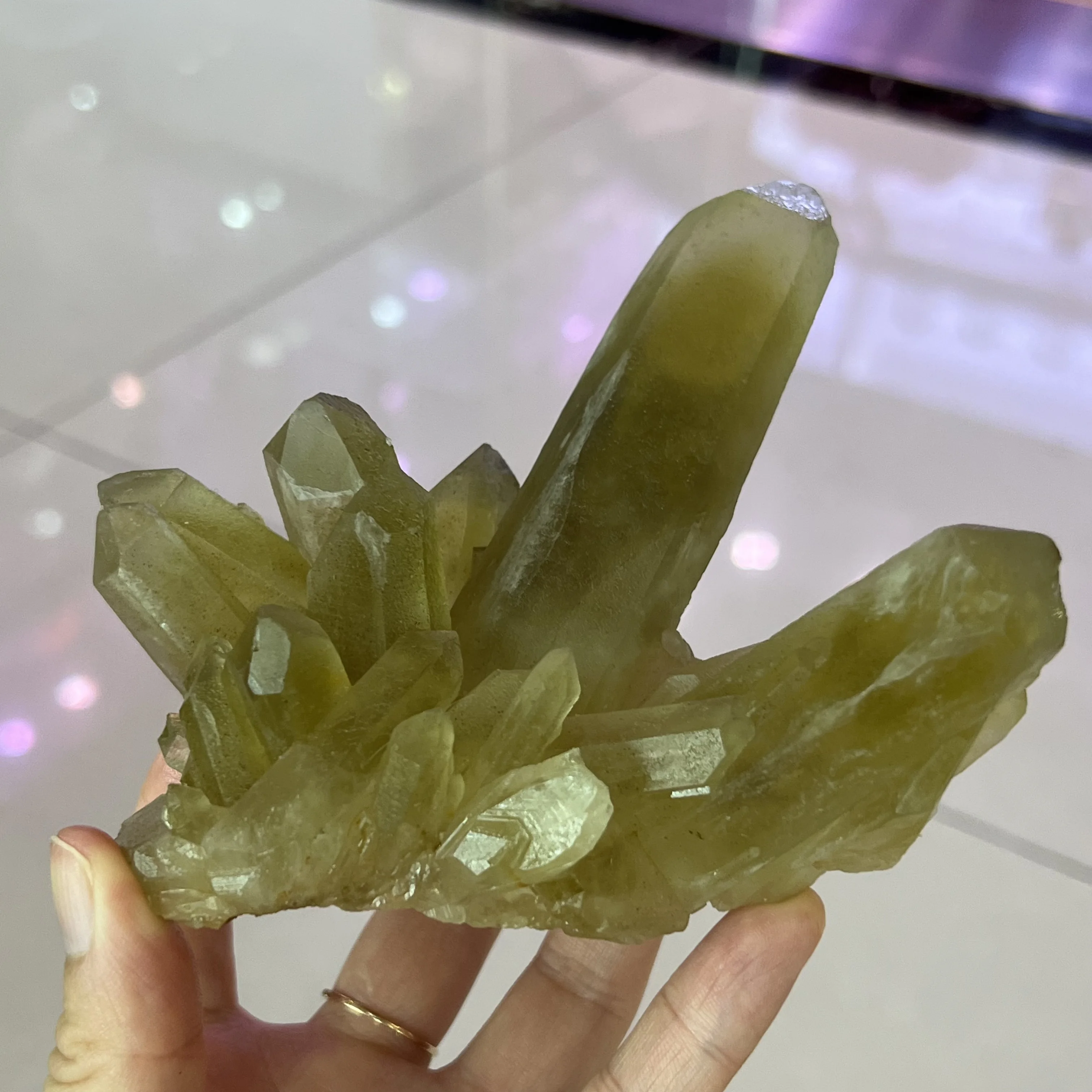 

Натуральный цитриновый кластер минералов образец кварца Crystal Healing