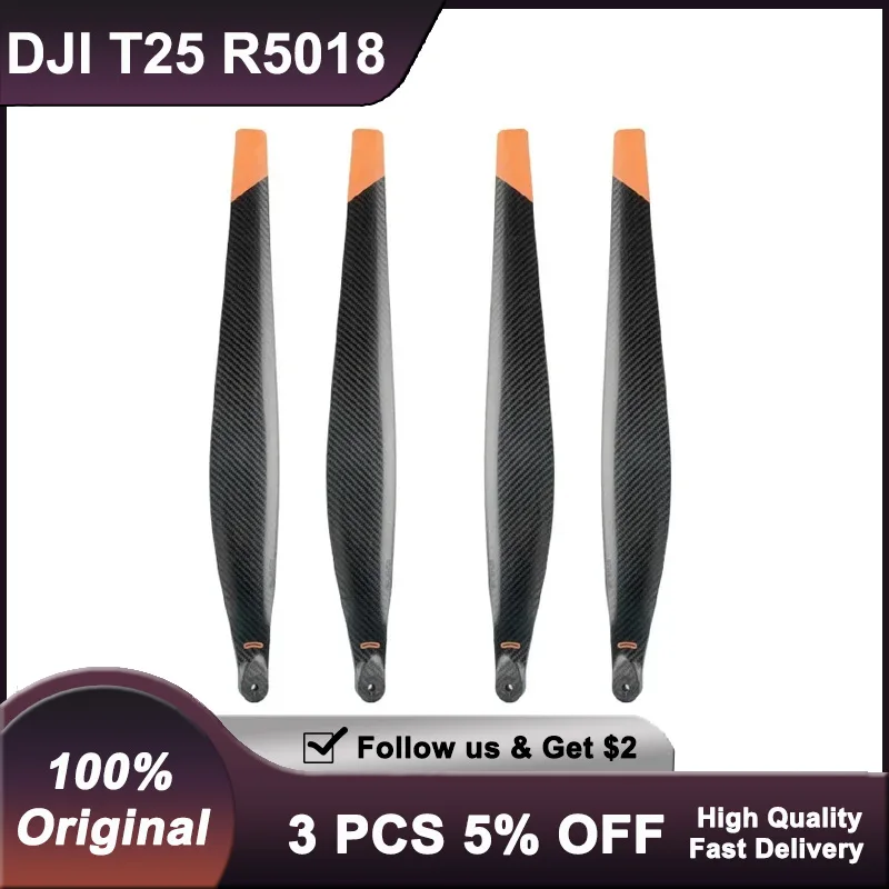 

Replacement Carbon Fiber Folding Propellers for DJI T25/R5018 Agricultural Spraying Drones Accessories