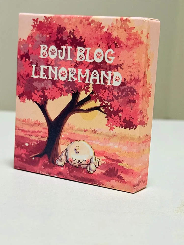 Boji Blog Lenormand Deck English Version A Rabbit's Journey Through Destiny Divination Tarot Card for Tarot Lovers