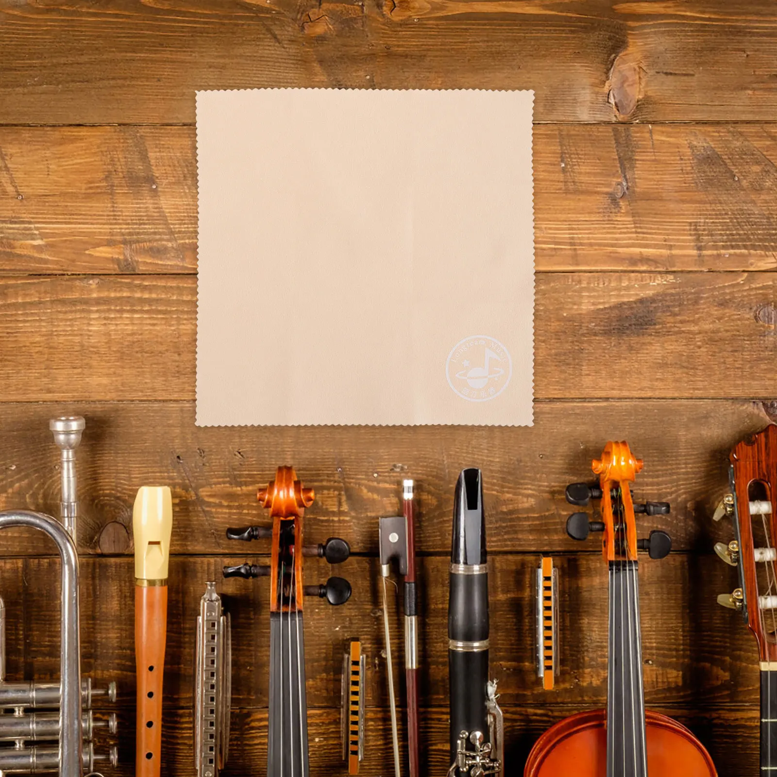 

2pcs Instrument Stuff Cleaning Cloth for Guitar Violin Cello Flute Saxophone Trumpet Accessories Piano Cleaner