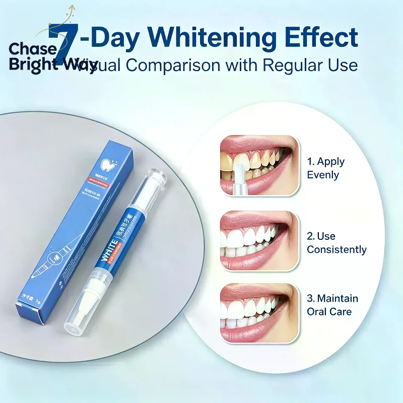 ปากกาเจลฟอกสีฟัน 3 มล. ขจัดครา - Teeth Whitening Gel Pen บทวิจารณ์และราคา