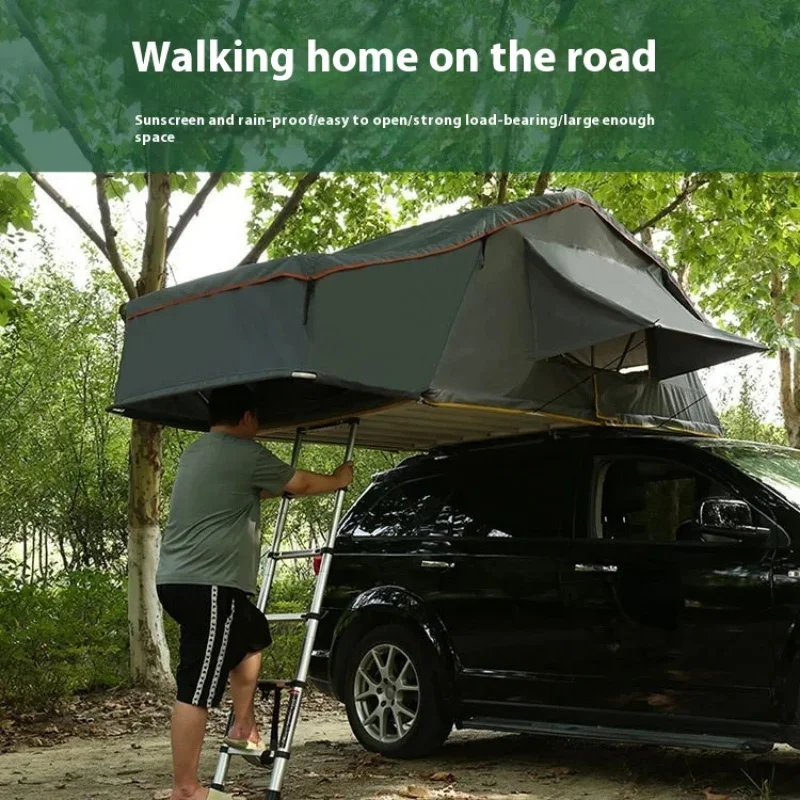 Automatic Quick Open Extendable Waterproof Soft Top Rooftop Tent for Summer Outdoor Camping