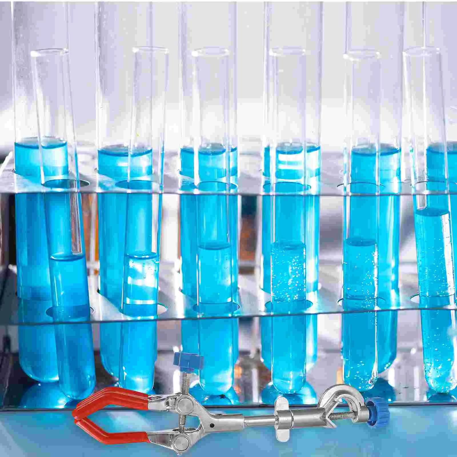 Three-jaw Clamp Chemical Experiment Equipment Holder Science Tube Clips Beaker Laboratory Support Plastic Prong Extension Flask