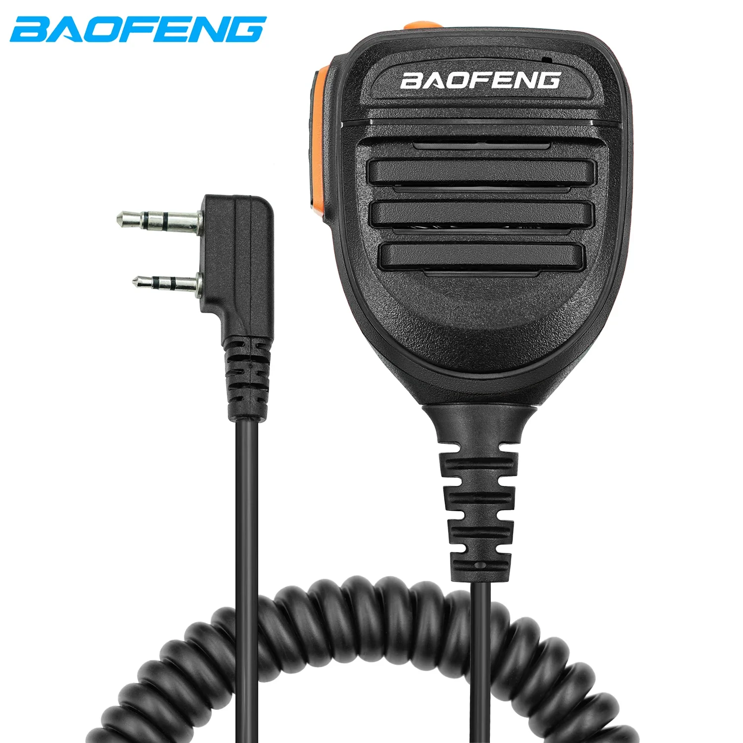 Baofeng Walkie Talkie Speaker Microphone PTT Shoulder Mic Portable for Baofeng 888S UV-5R Walkie Talkie,Radios Accessories