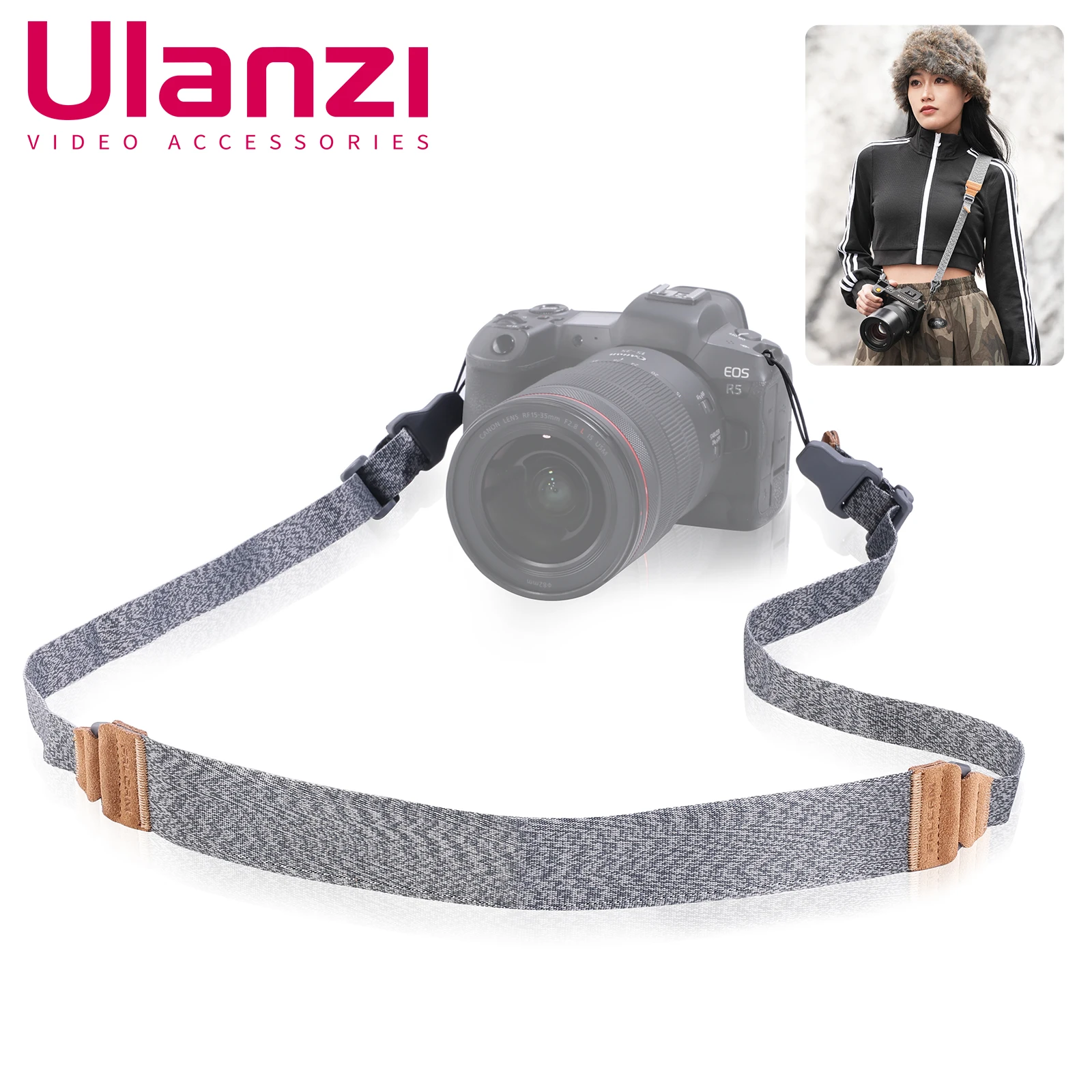 Ulanzi Falcam Maglink Camera Strap Adjustable Quick Buckle Shoulder Wrist Neck Strap Camera Accessory for Mirrorless Camera Sony