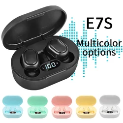 E7S TWS Fone Bluetooth Earphones 5.2 Wireless Headphones Noise Cancelling Earbuds with Mic Wireless Bluetooth Headset for Xiaomi