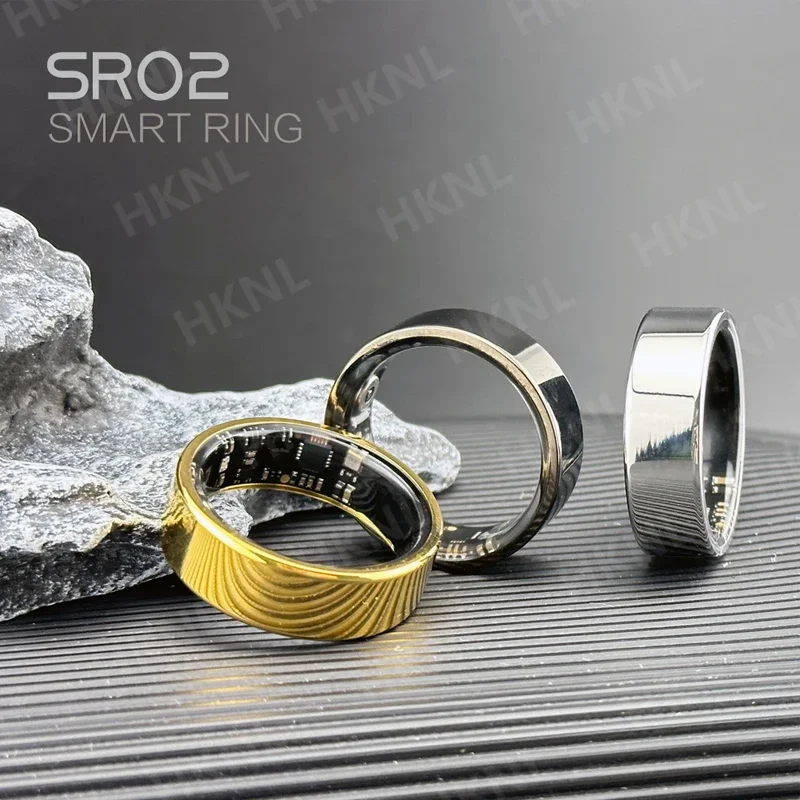 

2024 Smart Ring Men Women Waterproof Heart Rate Blood Oxygen Sleep Health Monitor Sport Fitness Ring for Android IOS Android