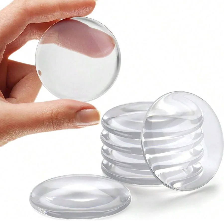 مقبض الباب جدار درع واضح لينة المطاط الباب سدادة مقبض الباب الوفير كتم ملصقات جدار حامي كاتم الصوت وسادة واقية المكونات #2