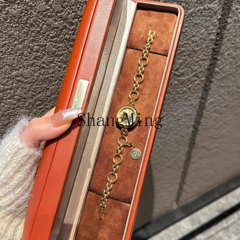 FG retro small gold watch women's light luxury niche new temperament bracelet watch