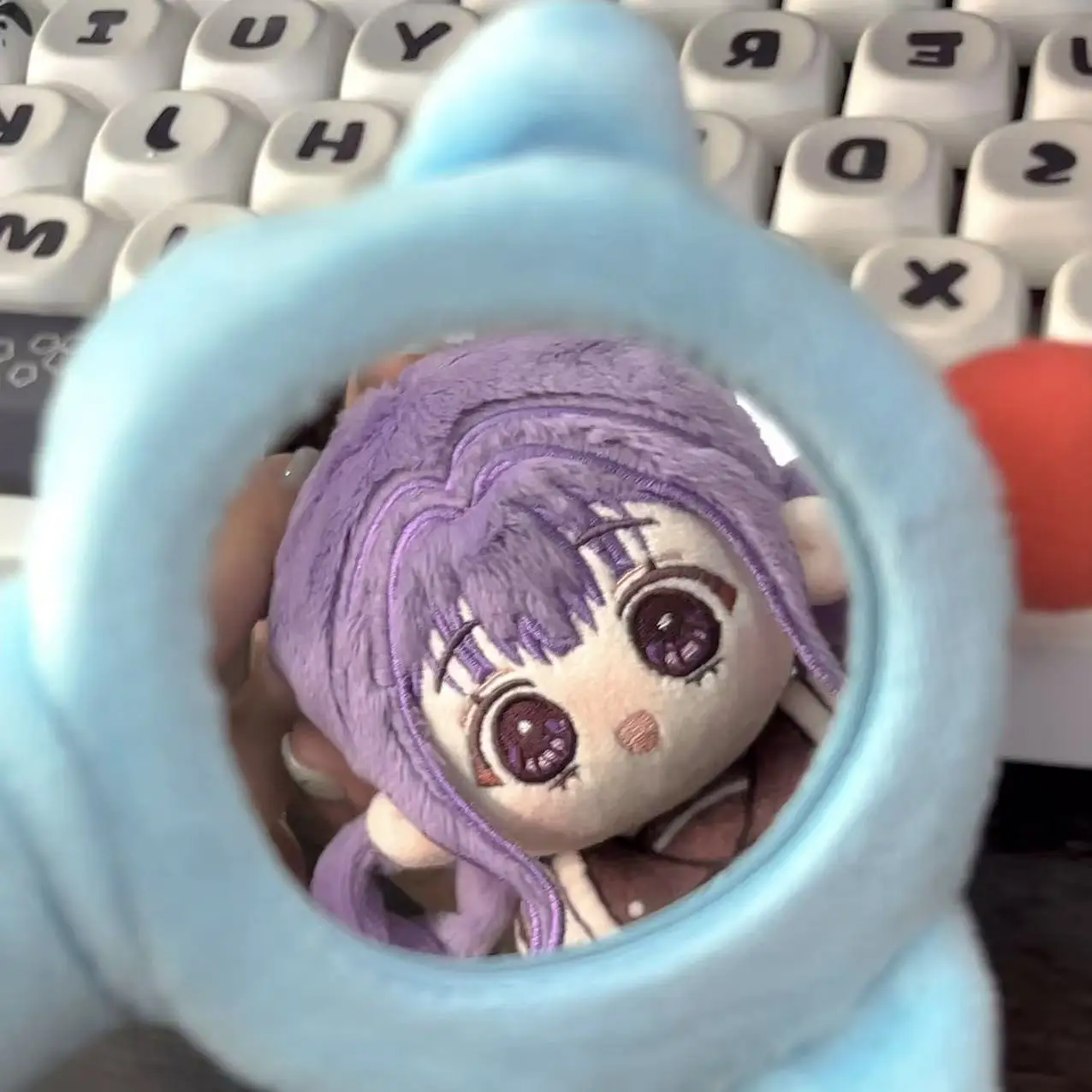 10CM Anime Wc-Gebunden Hanako-kun Akane Aoi Plüsch Puppe Cosplay Aoi Akane Cartoon Plushie Rucksack Anhänger schlüsselbund Weihnachten Geschenk