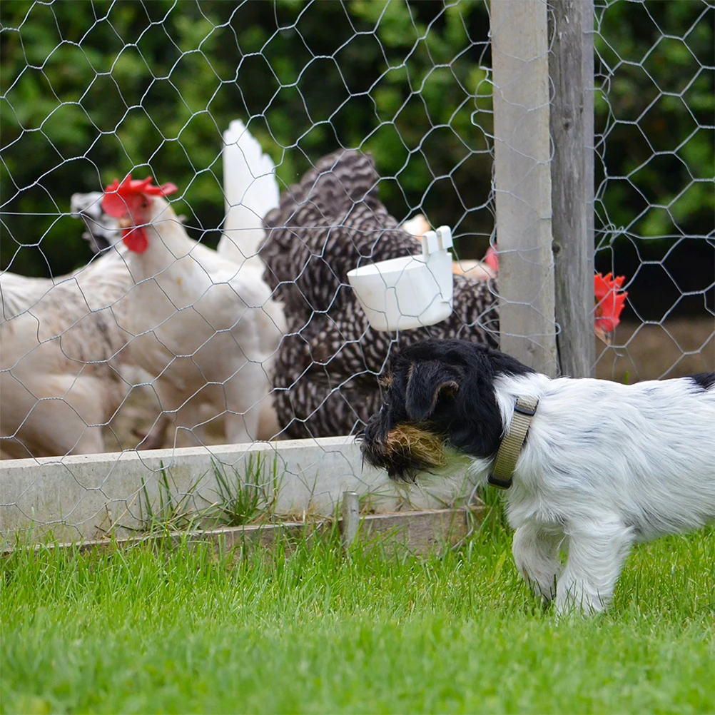 

2 Pcs Hexagonal Net Poultry Fence Garden Wire Fencing Chicken for Mesh Coop Netting Iron
