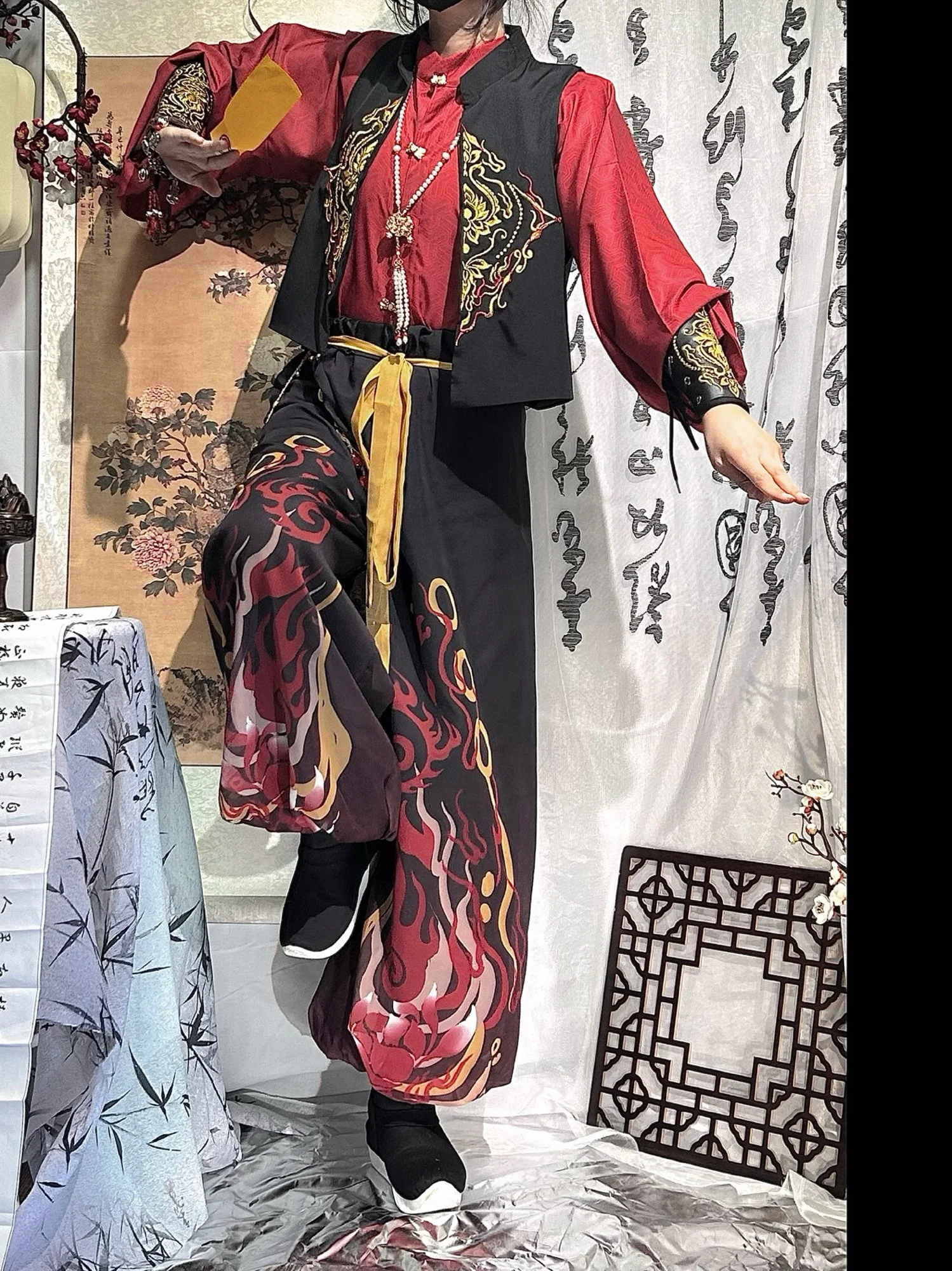 Nezha Costume For Adults Hanfu Cosplay Clothing Suit Chinese