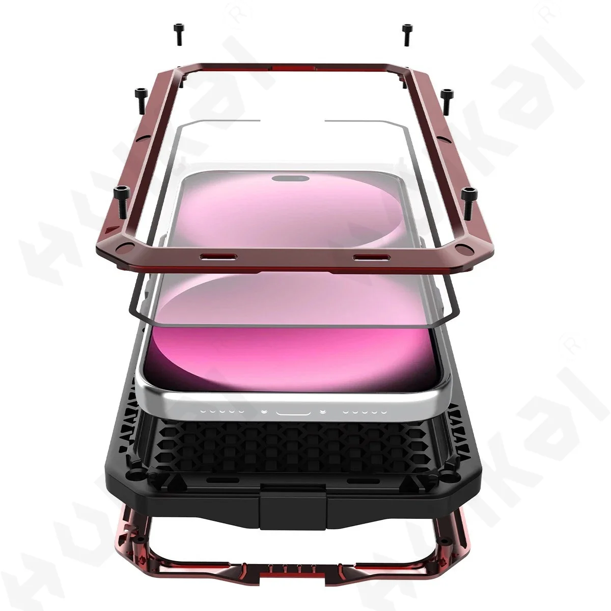 Case For iPhone 18 17 16 15 14 13 Pro Max Plus 2026 with Metal Heavy Duty 360 Full Body Shockproof Armour Protective Cover