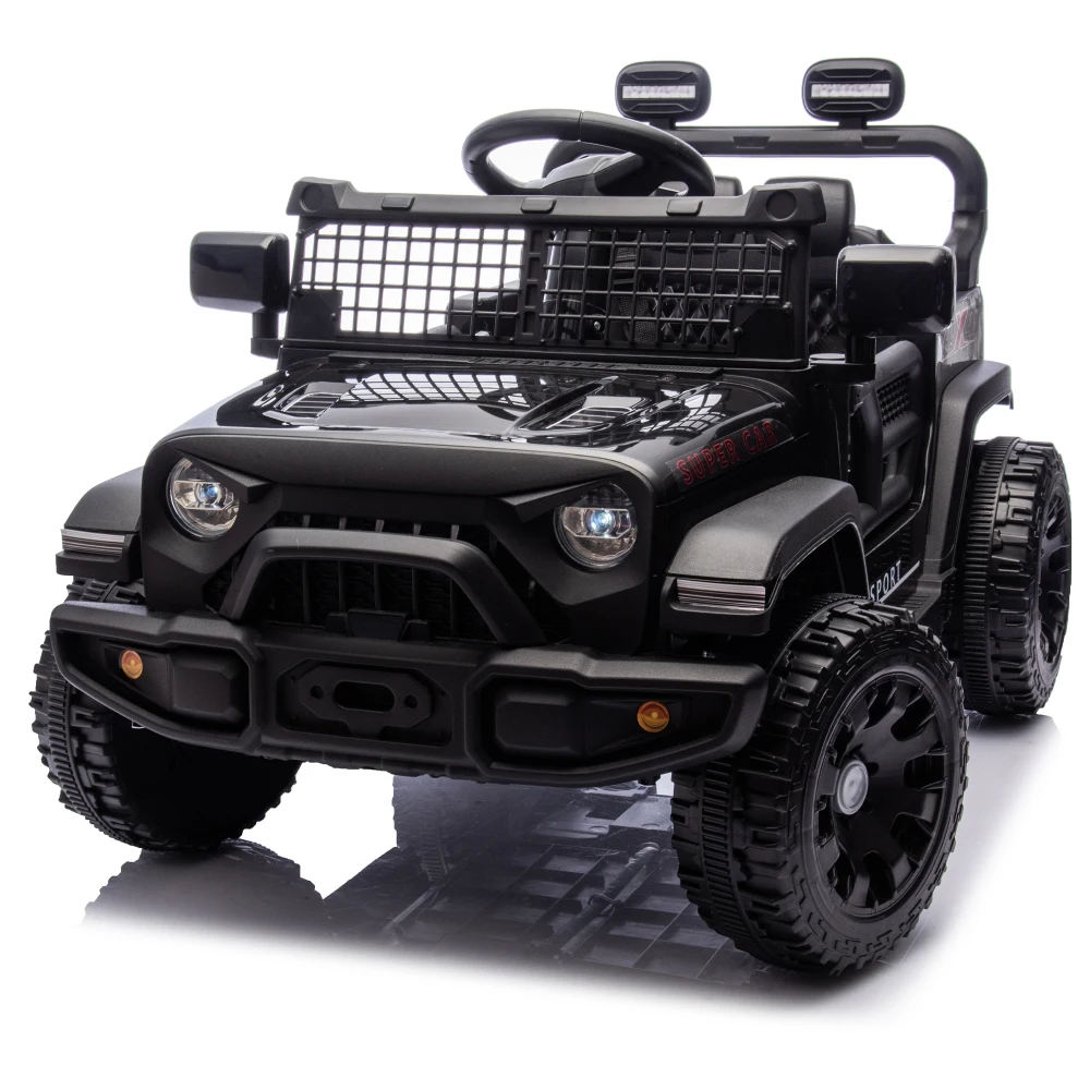 24V Kids Ride on Car W/Parents Control, Four-wheel Suspension, 2WD, Power Display, Bluetooth, MP3, Music, LED Headlight, Provide a Speed of 1.86-3.11 MPH For Kids Around 3 Years Old.