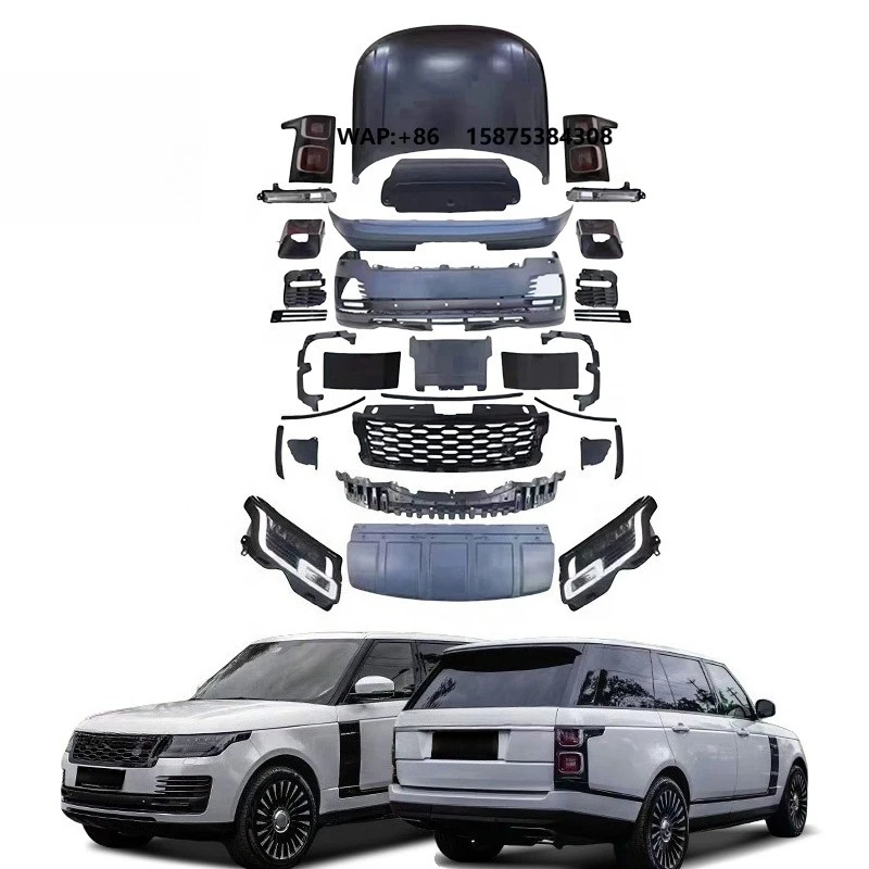 

Bodykit for Range Rover Vogue L405 2013 to 2020+ Body Kit Upgrade New OEM Car Bumpers Front Rear Headlights Hood