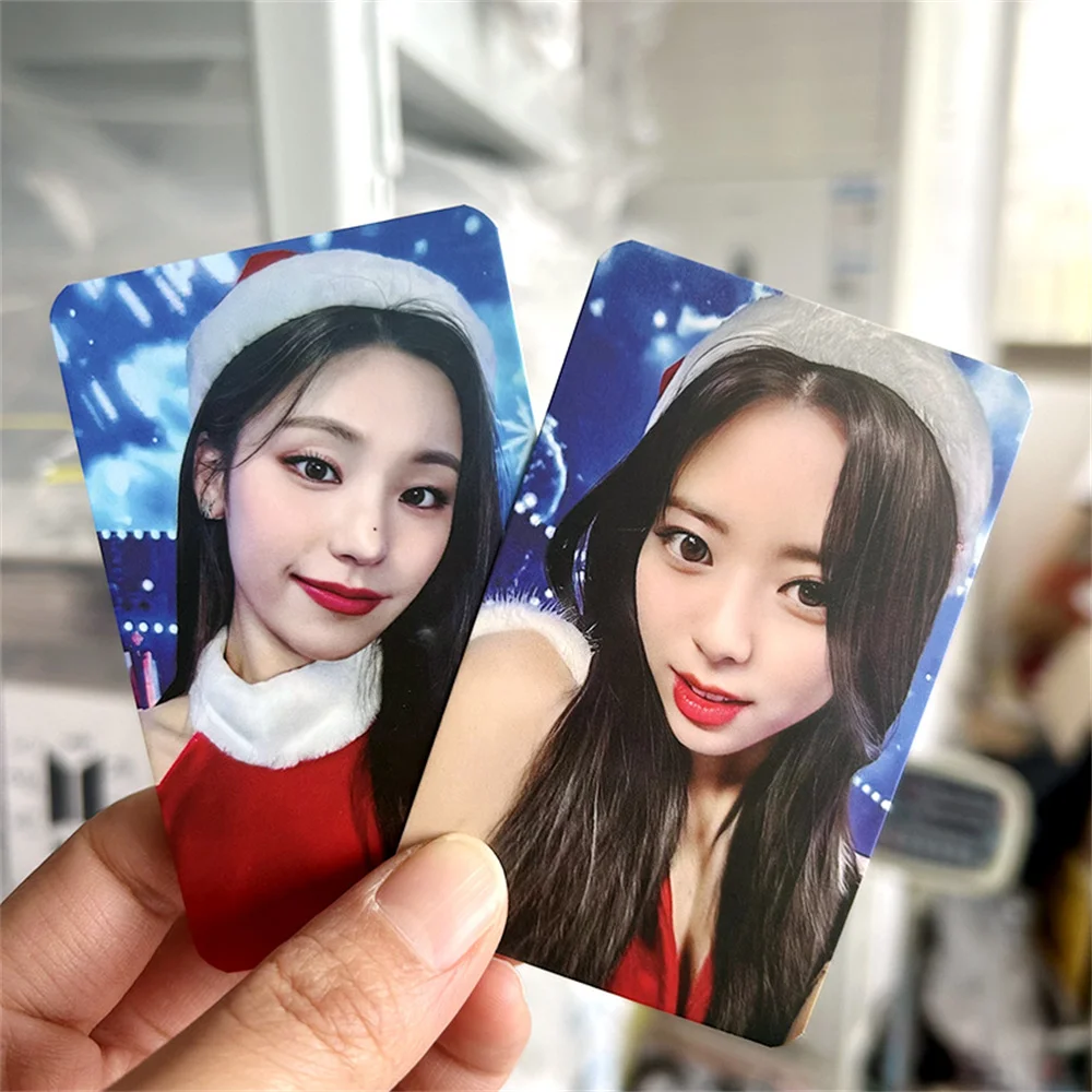 ITZY Christmas Selfie Photocards 5pcs/Set Yeji Yuna Doubl Sides Printing Special LOMO Cards Korean Style Postcards Fans Gift