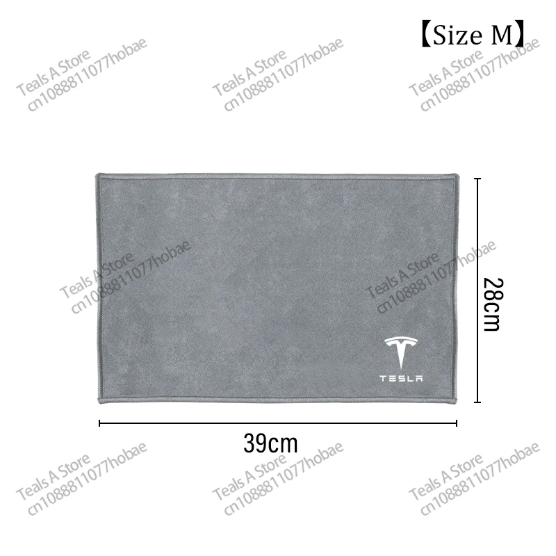 테슬라 모델 3, Y, S, X 로드스터 P75D, P85D, P90D 용 흡수성 자동차 건조 타올, 스웨이드, 산호 벨벳, 양면 청소 천 헝겊