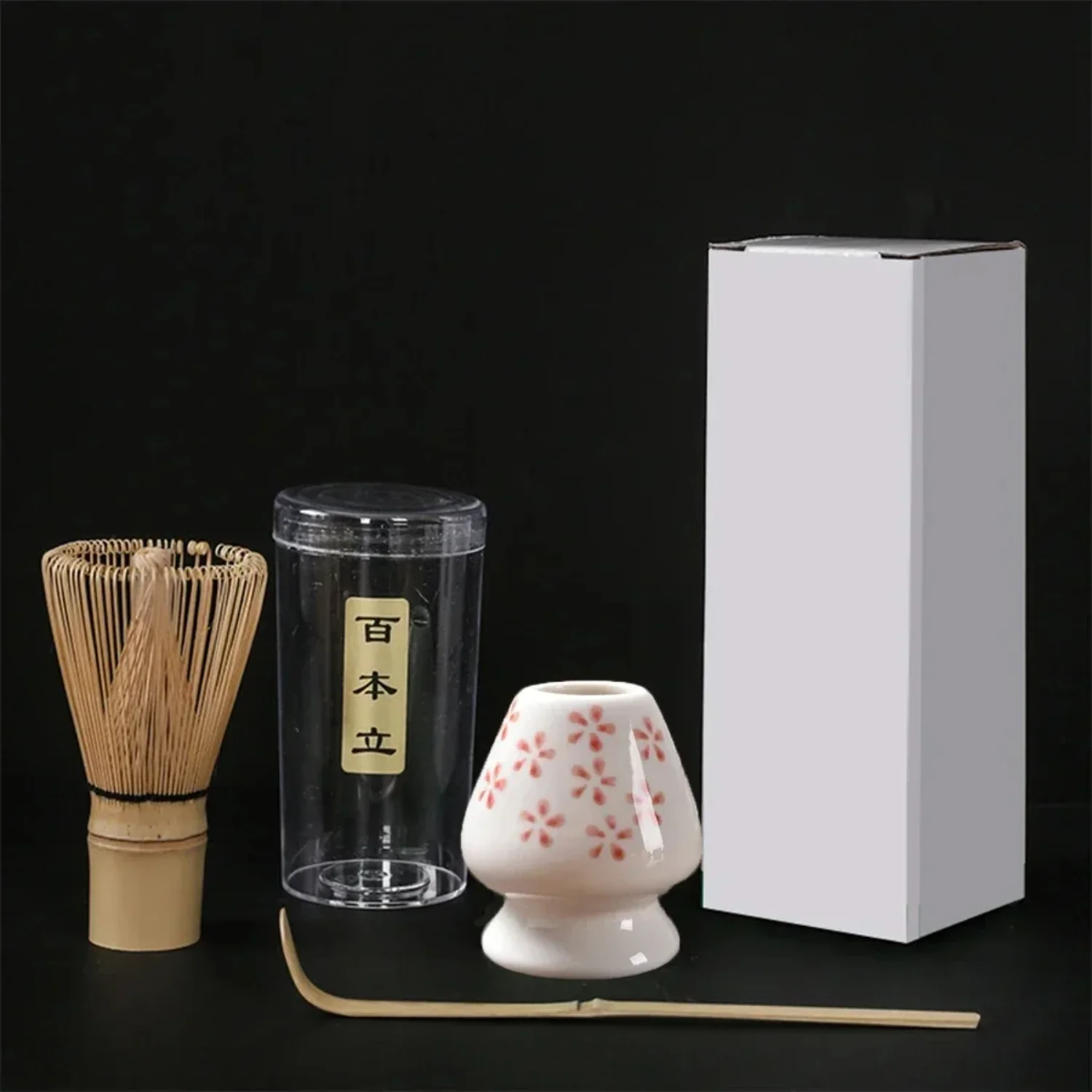 3pcs/set Tea Brush Matcha Stirring Brush Tea Brush Stand Japanese Tea Ordering Tools 3pcs Tea Spoon Tea Holder