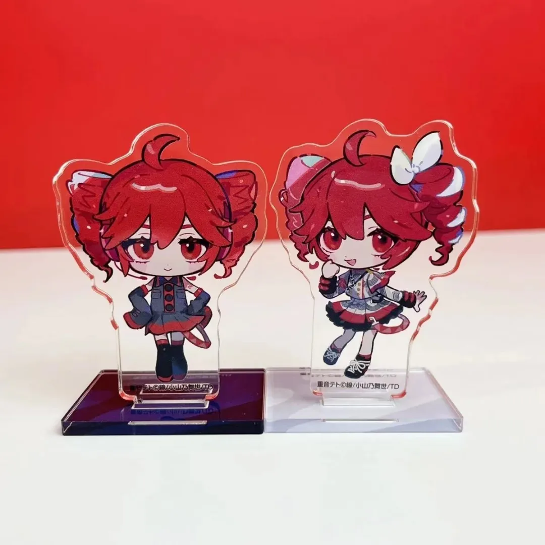 Anime Kasane Teto Acrylic Stand Model Doll Teto Cute Figure Toy for Cosplay Exhibition Gift