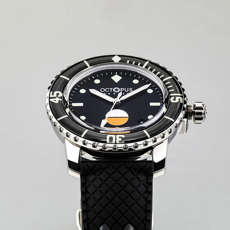 Мужские часы Octopus Kraken, автоматические механические часы с механизмом PT5000, с сапфировым стеклом, 300 м, водонепроницаемые, ретро-часы для дайвинга