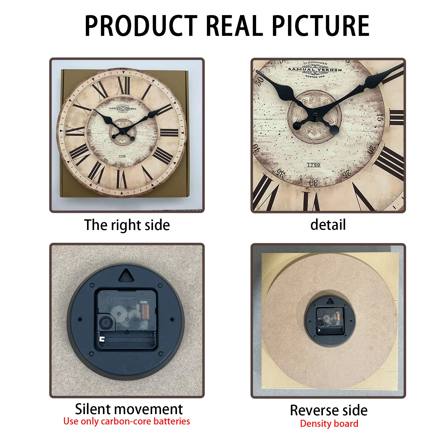 Thumbnail 4 - #3 Latest Silent Wall Clocks Offers