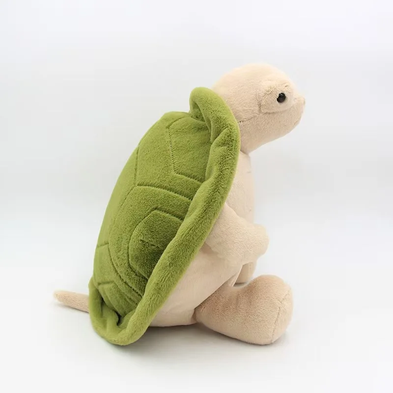 

Cute Timmy Trtle Plushie British Animal Curly Hair Stuffed Toy Realistic Turtle Doll Soft Pillow Gift For Boys Girls Kids Room