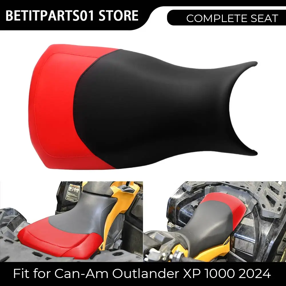 1 PC Complete Seat Black red For Can‑Am Outlander 450/ L 450/ MAX 450 2018‑2023