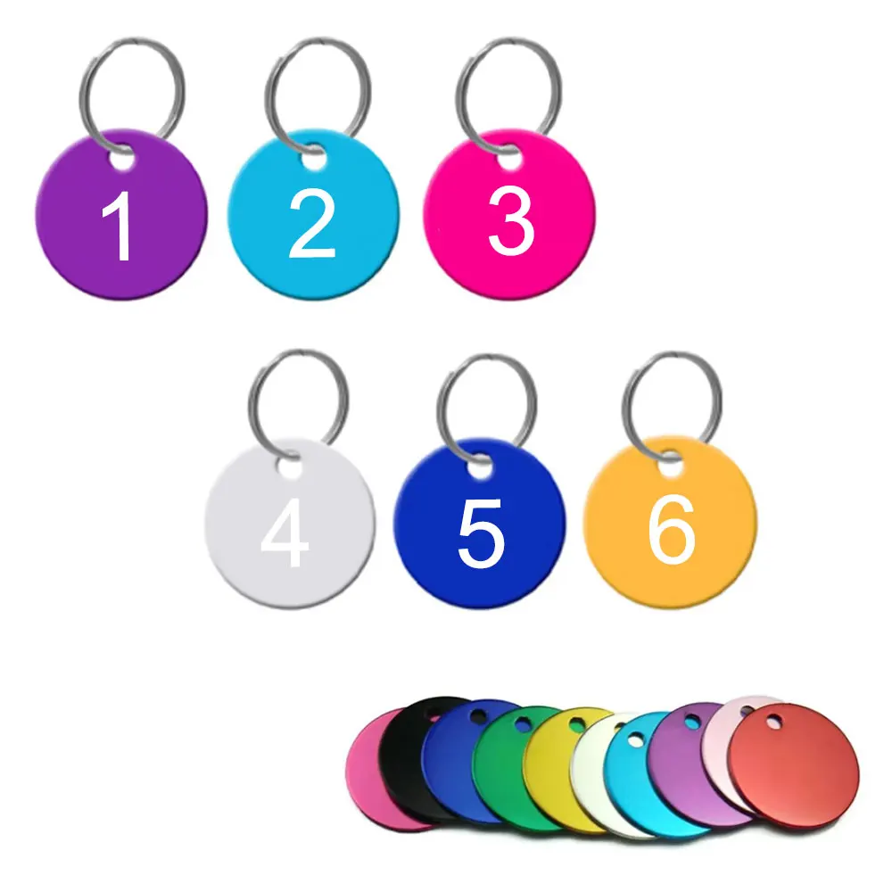 

Персонализация персонализации 67 шт. алюминиевые бирки с брелками