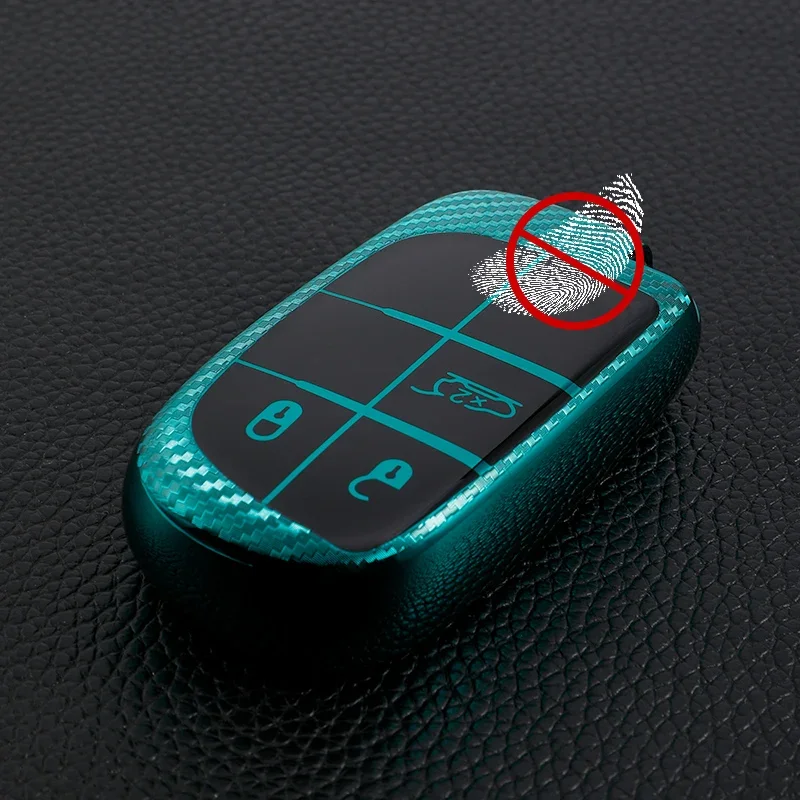 Car Smart Key Cover Case Fob Bag Keychain for Jeep Renegade Compass Frand Cherokee Dodge Journey Charger Chrysler 200 300 300C