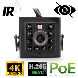 Caméra de surveillance intérieure IP PoE HD 8MP/4K, dispositif de sécurité sans fil, ultra HD, avec vision nocturne IR 940nm, protocole Onvif