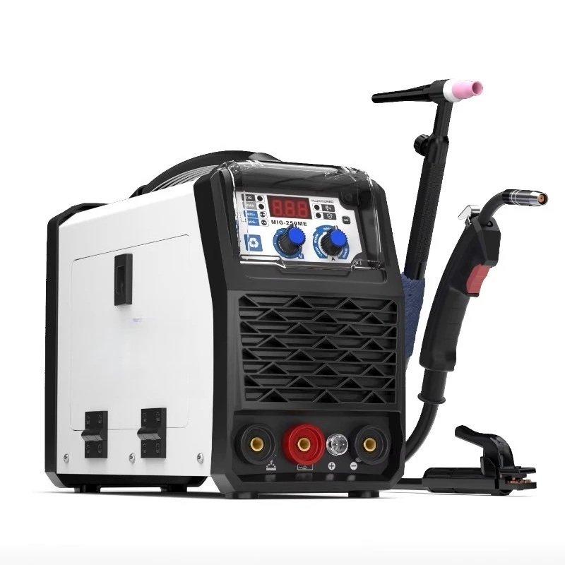 

110 В/220 В MIG-250ME Mig MMA Лифтинг TIG Безвоздушный сварочный аппарат Mig с флюсом