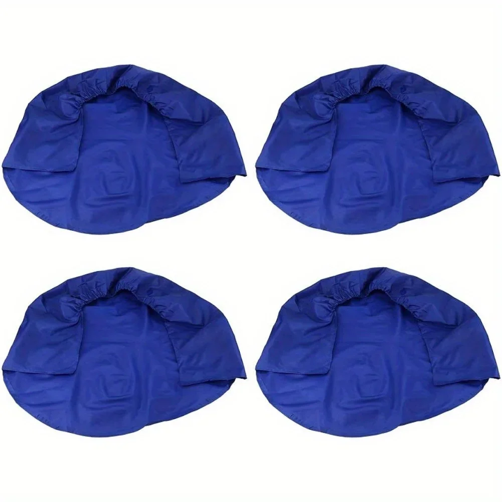 

Blue 32 Inch RV Tire Covers - Set of 4, Premium Wheel Protective Covers for RV, Truck, Car, Camper, and Trailer