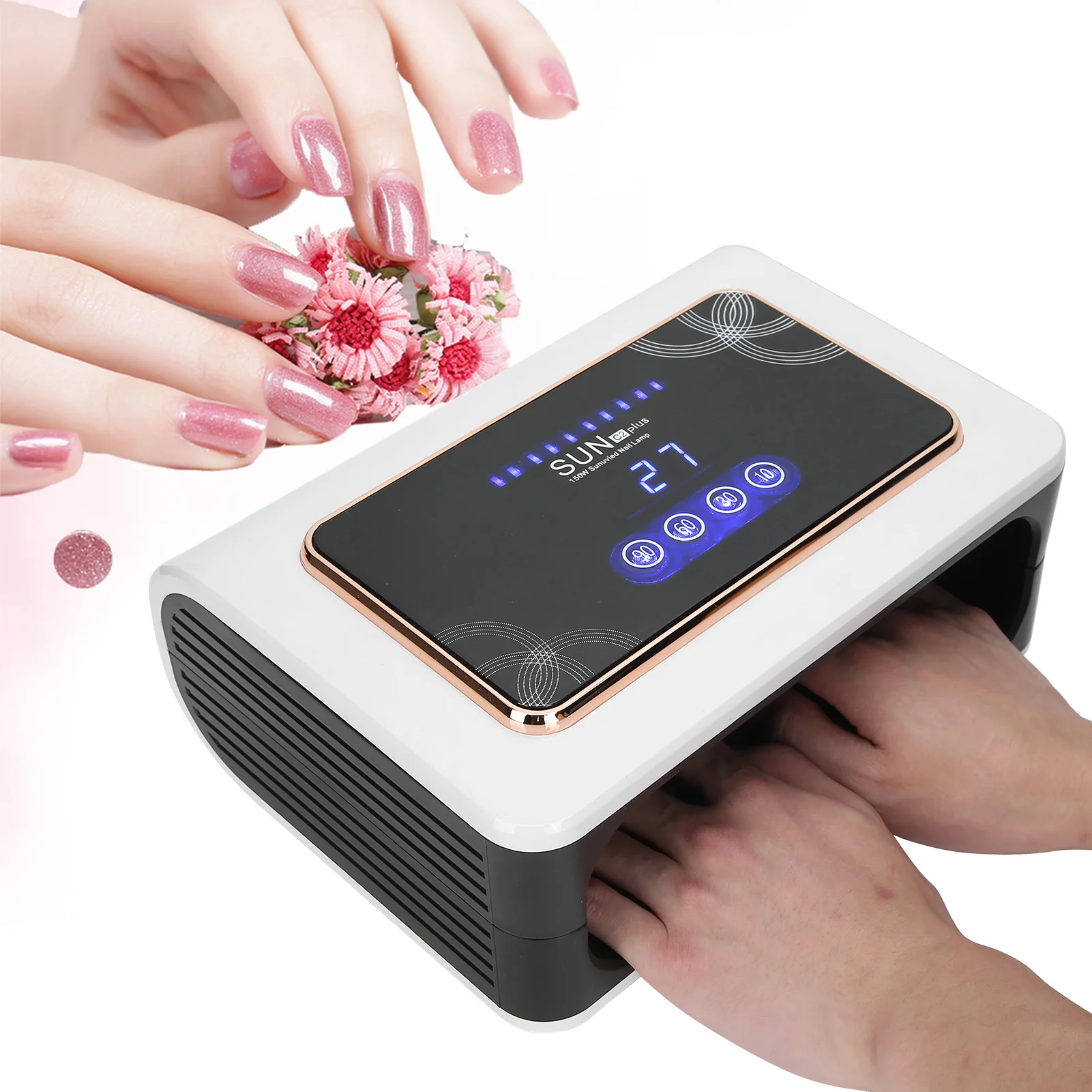 1pcs Professional LED UV Nail Dryer Lamp Timing Gel Polish Nail Curing Machine Nails Styling Equipment Manicure Salon Tools