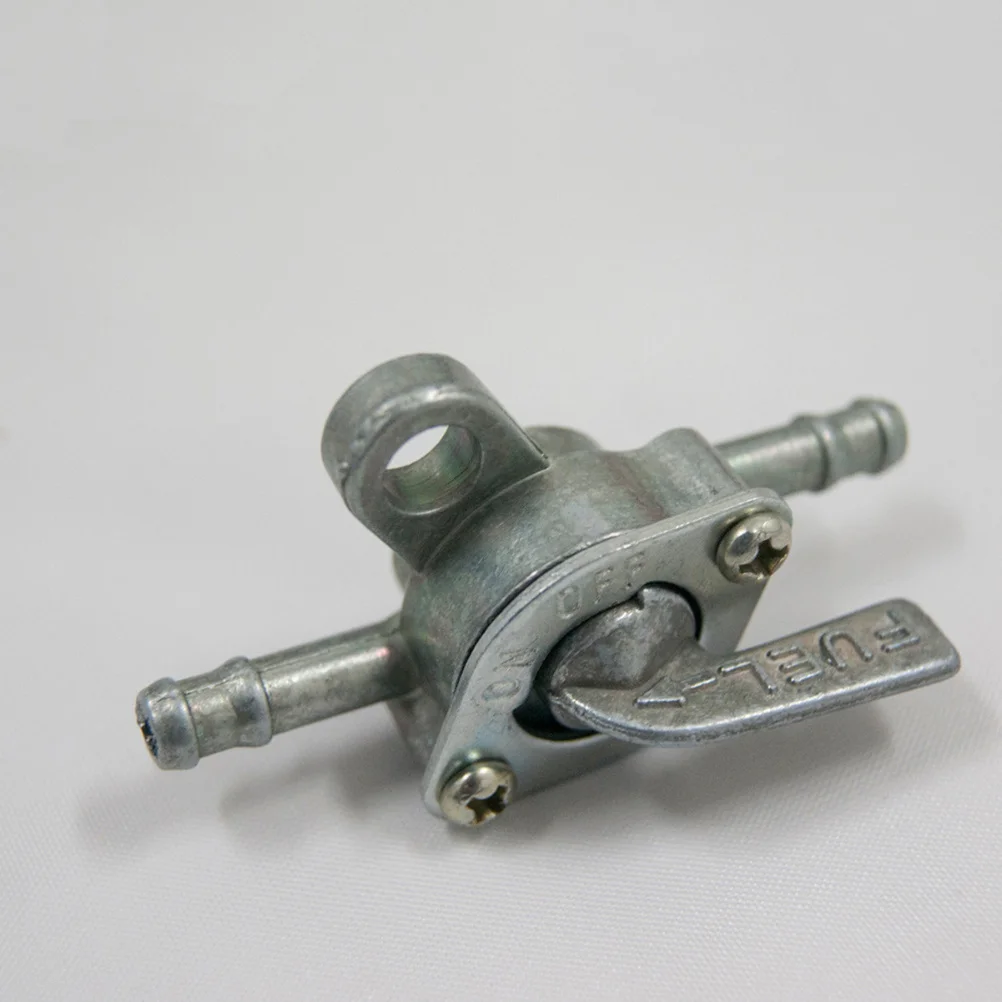 

Oil Tank Valve Silver 5.5Cm Zinc Alloy Fuel Shut Off Petcock For Generator Motorcycle Engine Gas Petcock Valve