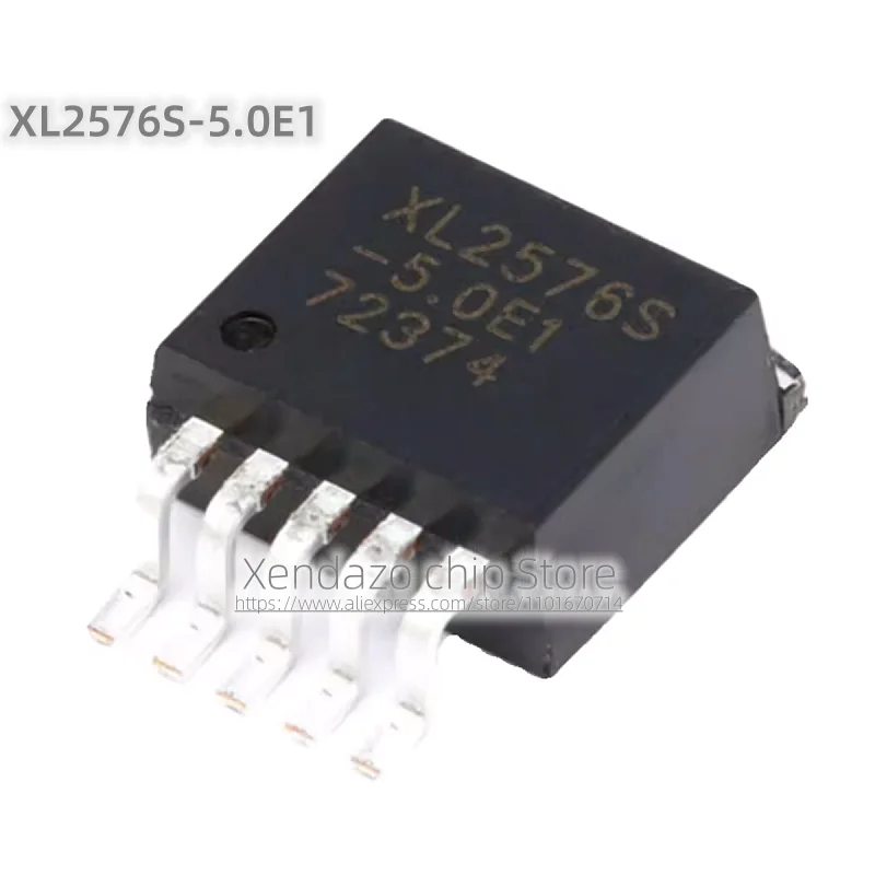 10pcs/lot XL2576S-5.0E1 XL2576S TO-263 package Original genuine 52KHz buck DC-DC converter chip