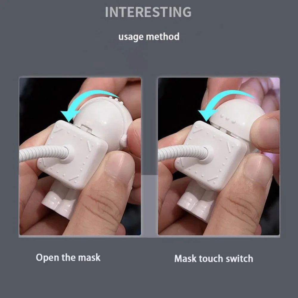 Portable USB Powered Night Light Reading Book Lights Astronaut Desk Lamp LED Light for Computer Laptop Keyboard Lighting Light