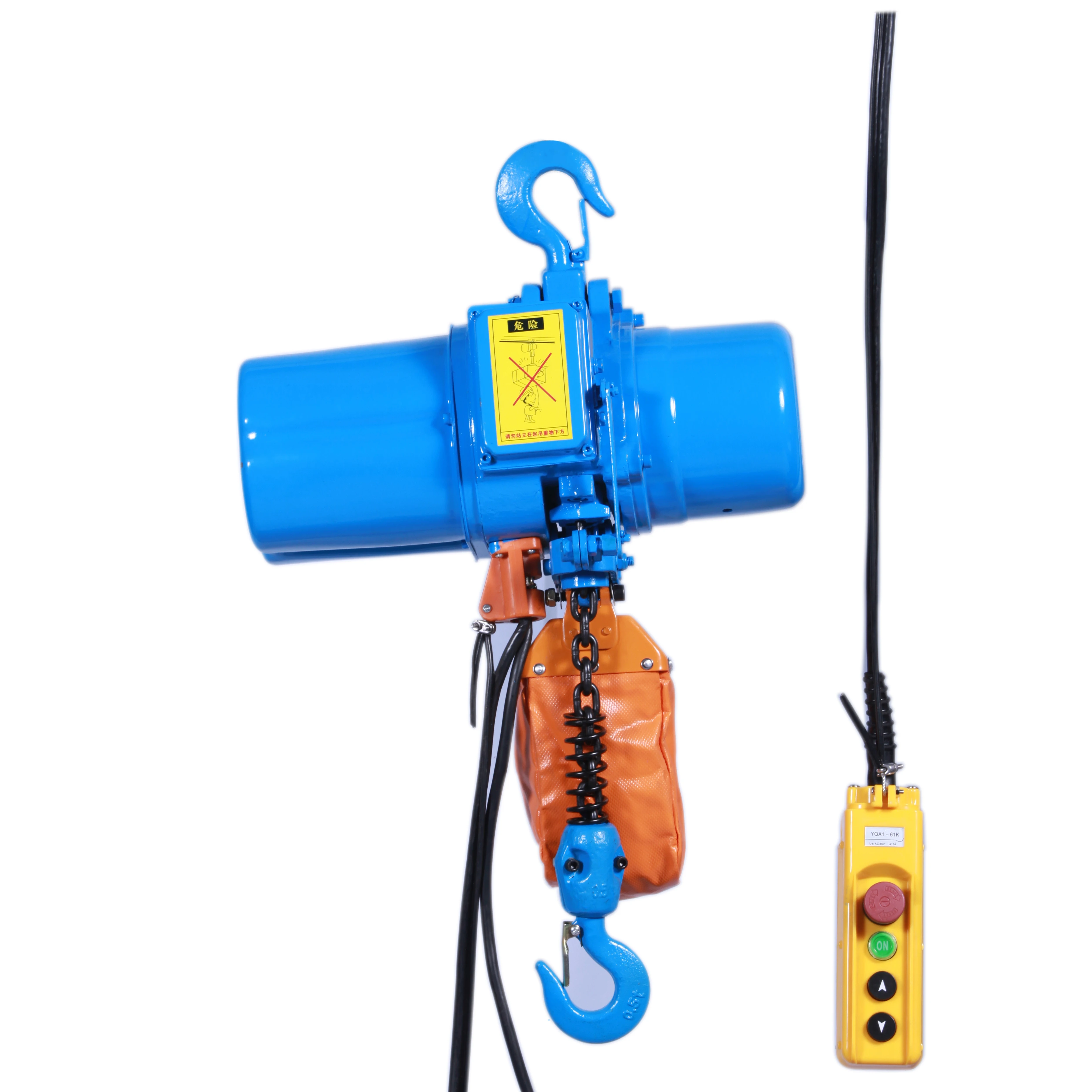 Ghost Head Type Electric Hoist 0.5-3-5-10 Tons Line Chain Hoist Crane 380V Power Tools Anti-B Explosion Ring Chain 1-2 Ton