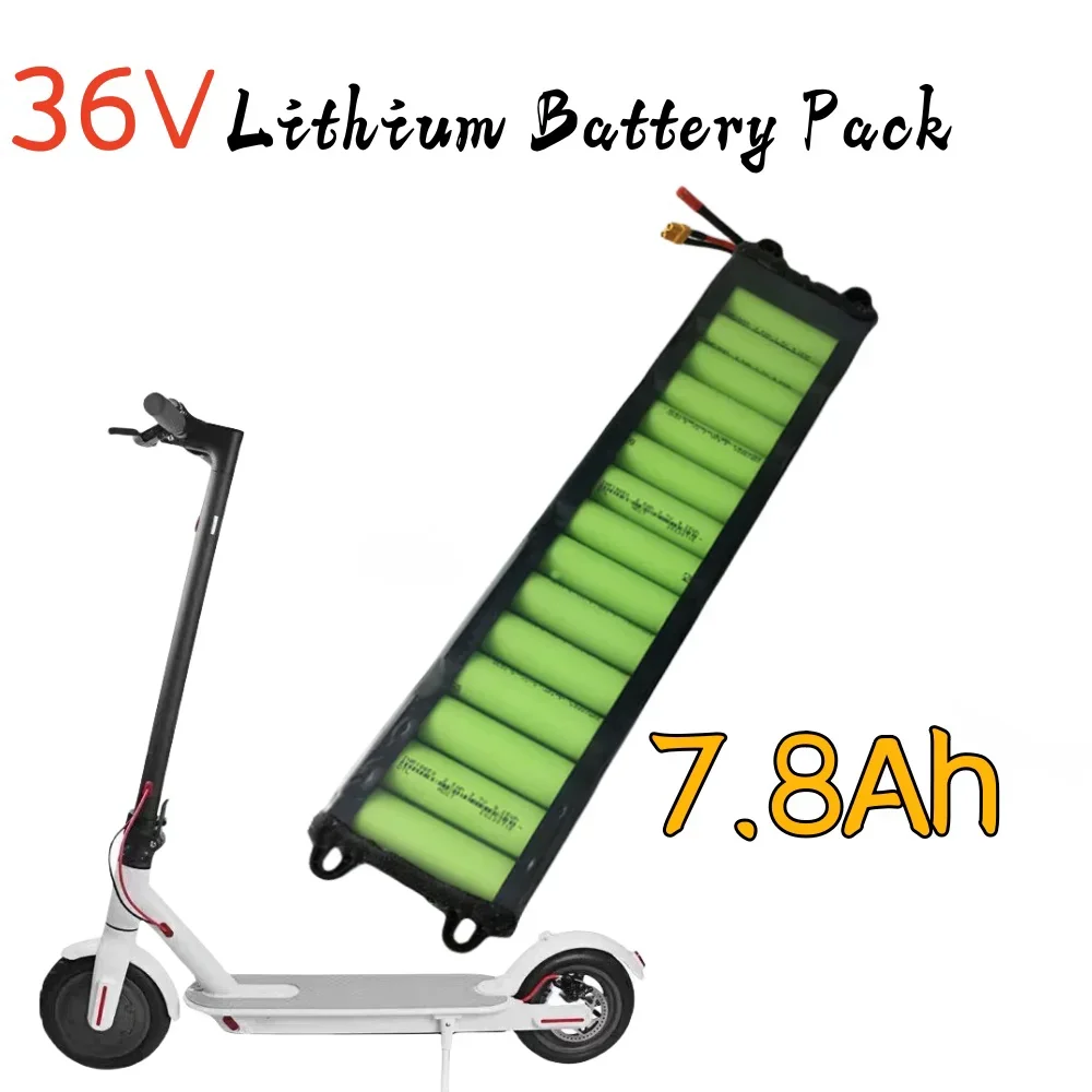 Imagem -02 - Bateria de Iões de Lítio 36v 7.8ah 18650 Adequado para Xiaomi M365 Bicicleta Elétrica Profissional Scooters Construído em Bms