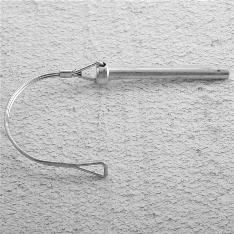 AA83 10Pcs Wire Lock Pin, 5/16 Inch Shaft Locking Pin Hitch Pin with Round Arch Wire Retainer for Farm Trailers Lawn Garden