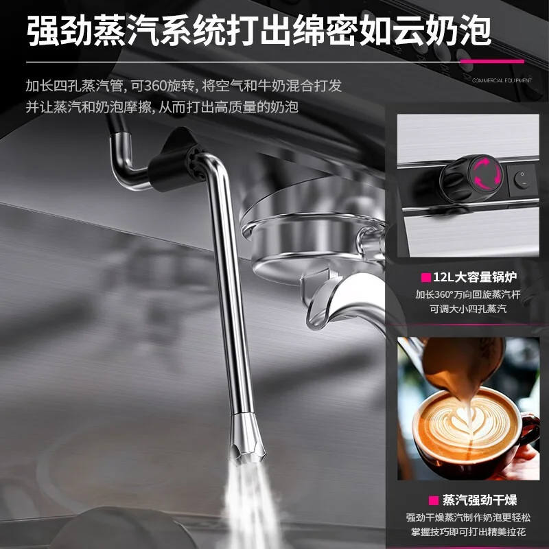เครื่องชงกาแฟกึ่งอัตโนมัติแบบม - Coffee Tea Machine For Home บทวิจารณ์และราคา