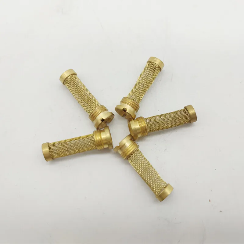 Excavator Brass Fuel Transfer Filter Element Copper Oil filter transfer pump filter hand oil pump filter