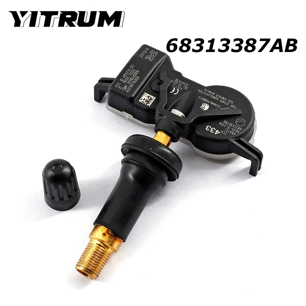 

YITRUM 68313387AB TPMS Pressure Sensor For Chrysler Voyager Fiat Dodge Durango Jeep Compass Renegade Grand Cherokee 68105280AF