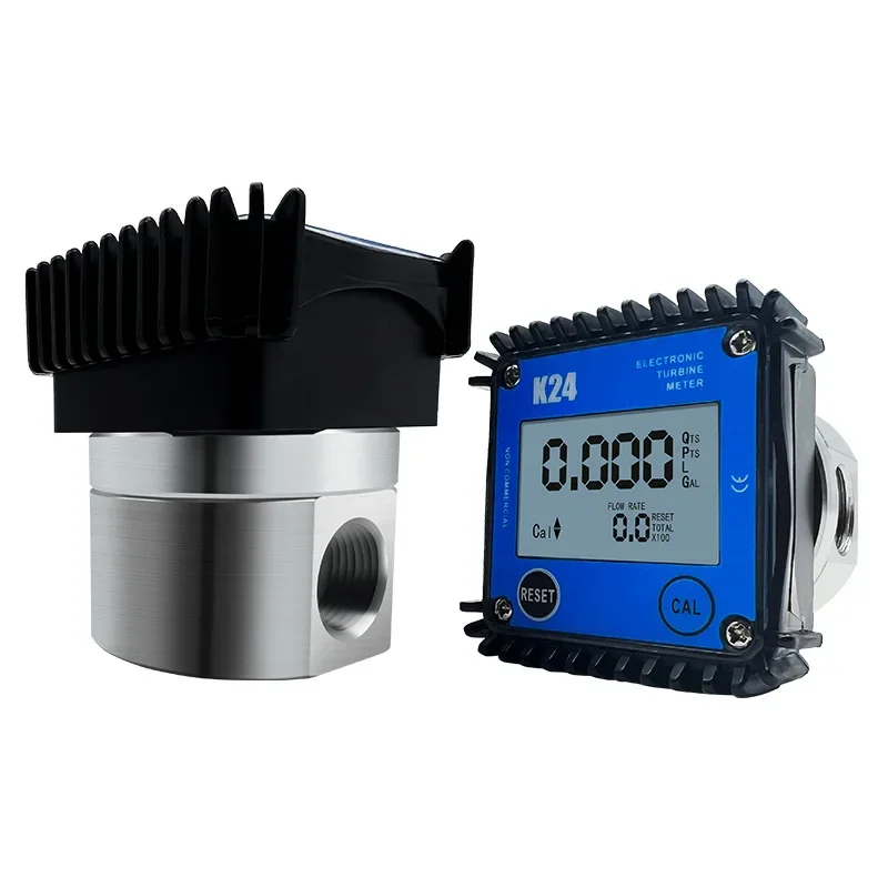 WG-K24 Digital Display Micro Gear Flow Meter Metering Device for Methanol, Oil,  Water, Chemical Liquid