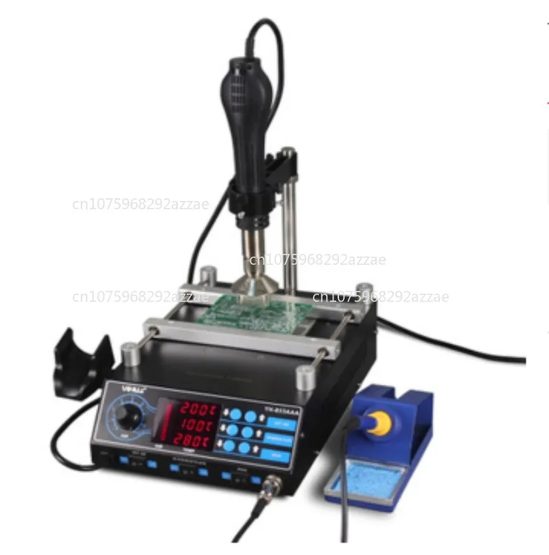 

BGA Rework Station Soldering Iron Preheater Three-in-One with 110V Yihua-853aaa Heat Gun Desoldering