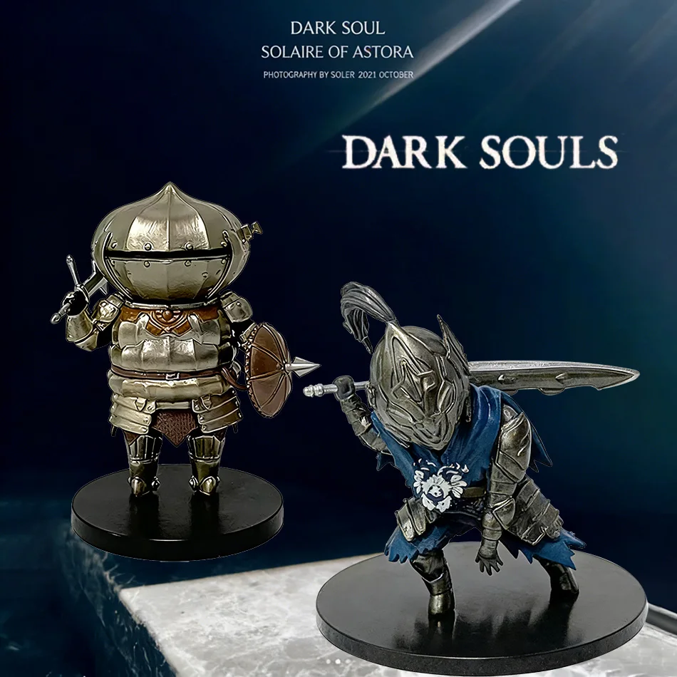 NOVO Figura de 10CM de Dark Souls, Heróis de Lordran, Figura de PVC Artorias/Catarina, Modelo de Figurinha de Dark Souls, Brinquedos para Crianças